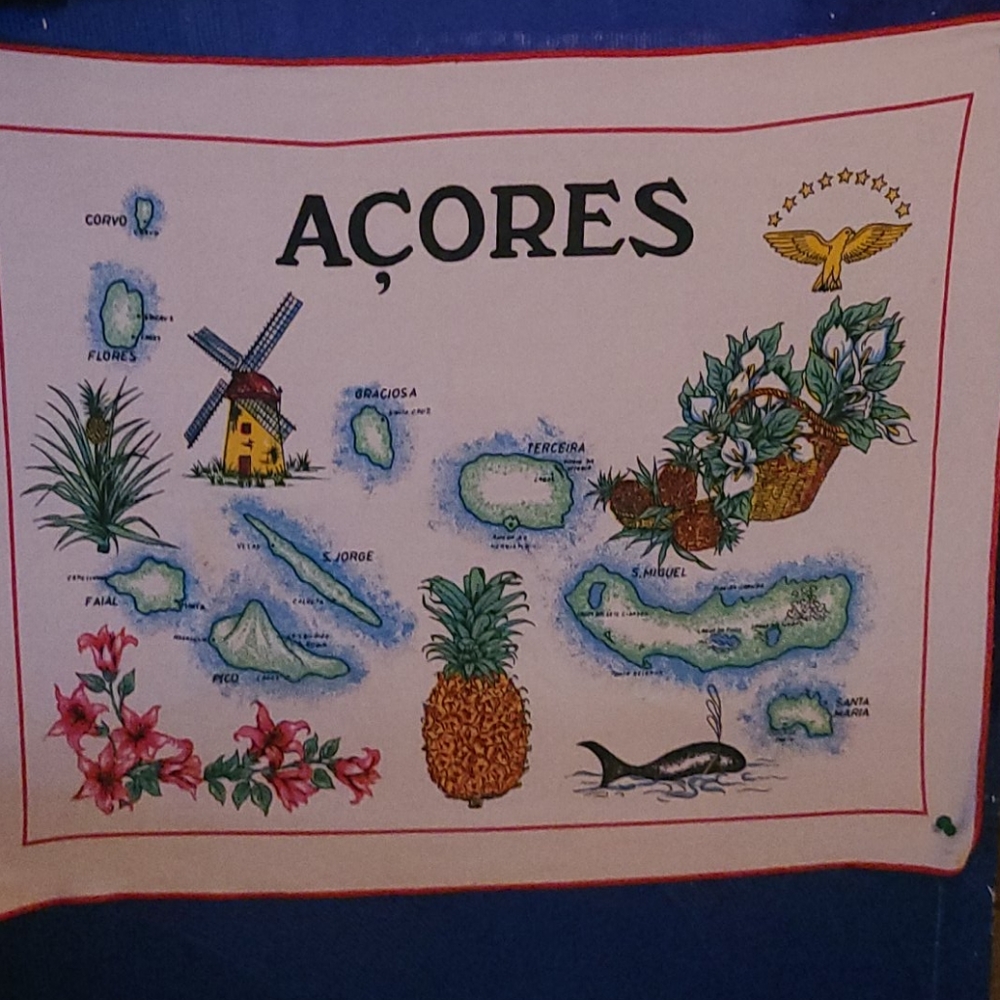 Acores, portugal cloth banner